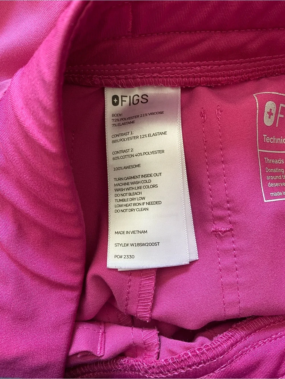 FIGS Pink Gray Zamora Jogger Scrub Pants Bundle XS Tall
